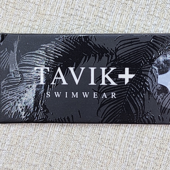 Tavik Women's Horizon Stripe Tapioca Vine Swim Bikini Bottom - L - Picture 8 of 8